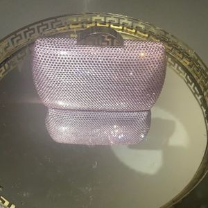 Crystal drop chain bag